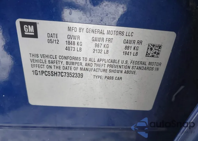 1G1PC5SH7C7352339: 44307255