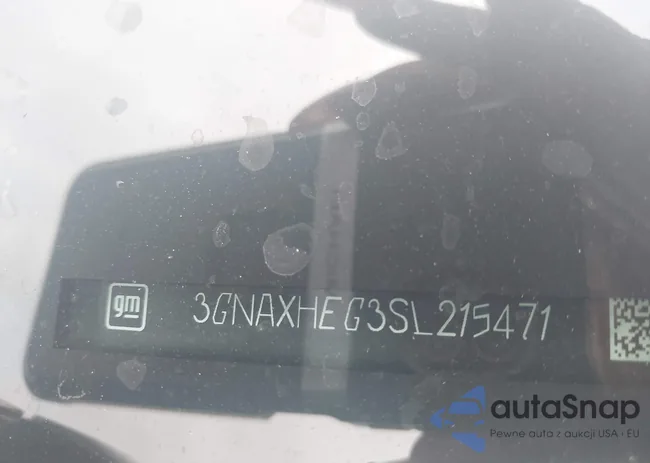 3GNAXHEG3SL215471: 44307342