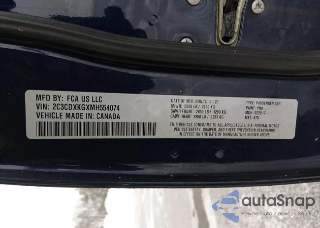 2C3CDXKGXMH554074: 44306826