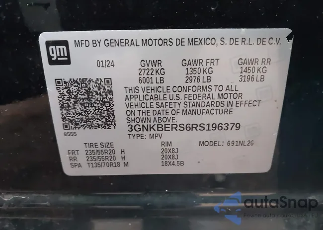 3GNKBERS6RS196379: 44306831