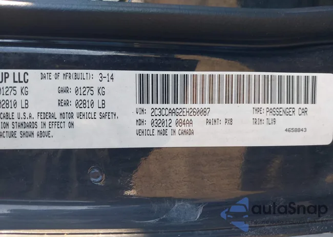 2C3CCAAG2EH260087: 44306869