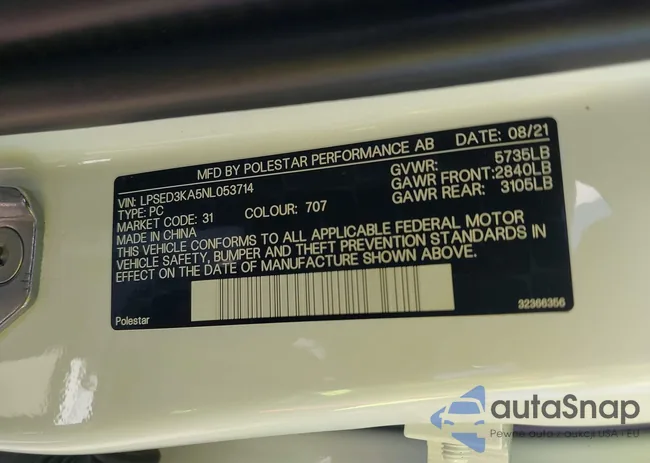 LPSED3KA5NL053714: 44307007