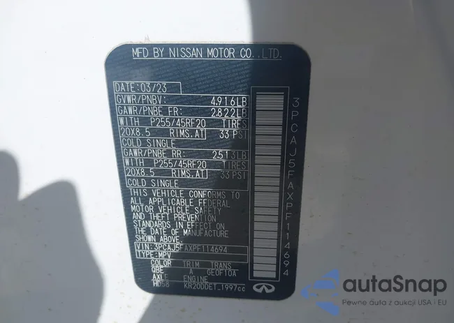 3PCAJ5FAXPF114694: 44308129