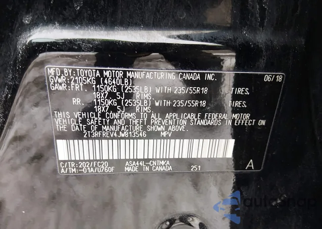 2T3RFREV4JW813546: 44308233