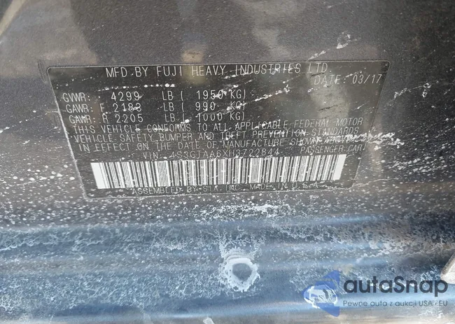 4S3GTAA6XH3722844: 44308317