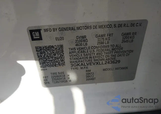 3GKALVEVXLL243629: 44308552