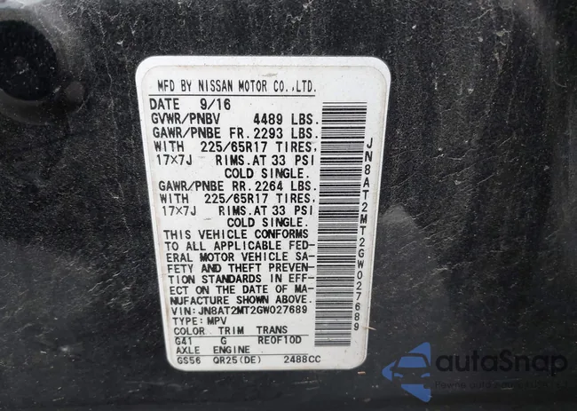 JN8AT2MT2GW027689: 44308611
