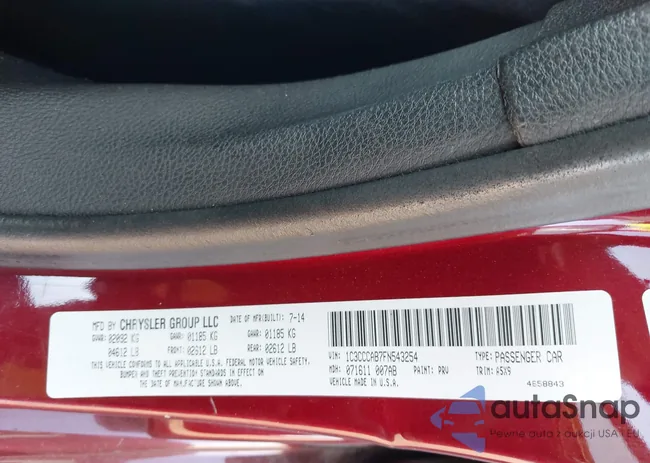 1C3CCCAB7FN543254: 44307878