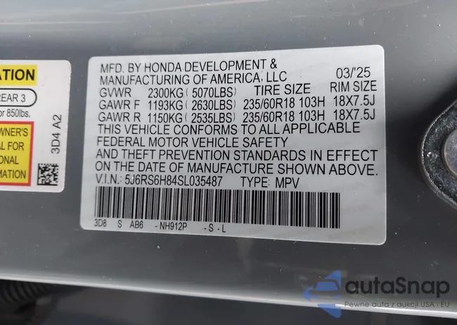 5J6RS6H84SL035487: 44307960