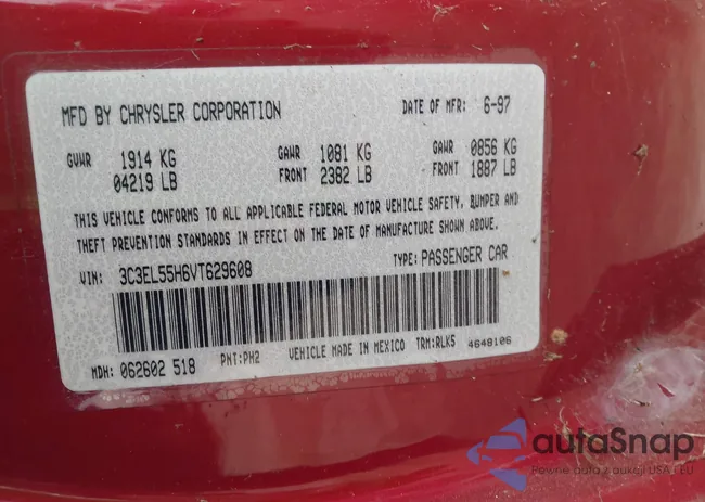 3C3EL55H6VT629608: 44309020