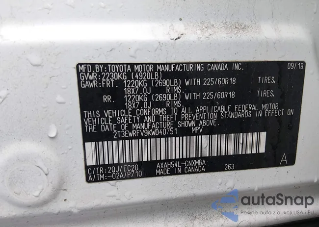 2T3EWRFV9KW040751: 44309156