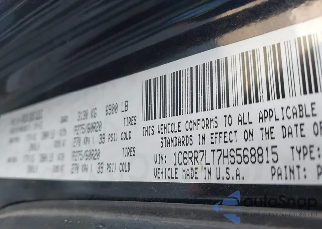 1C6RR7LT7HS568815: 44309288