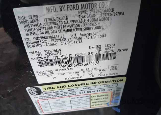 1FMDK06WX8GA34176: 44309321