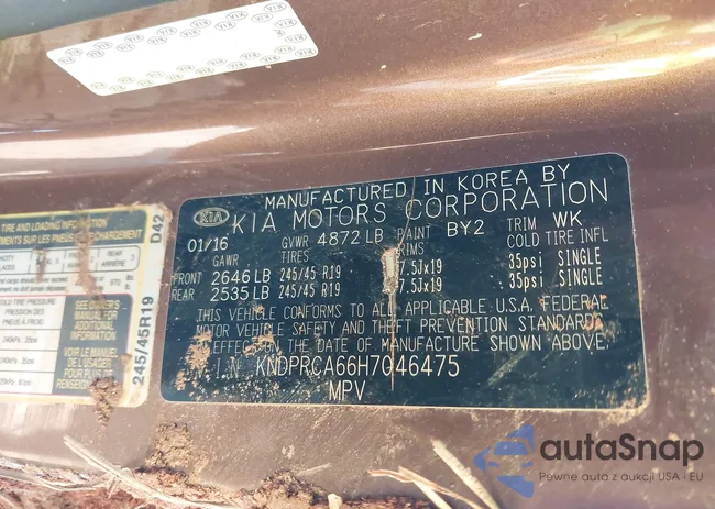 KNDPRCA66H7046475: 44309350