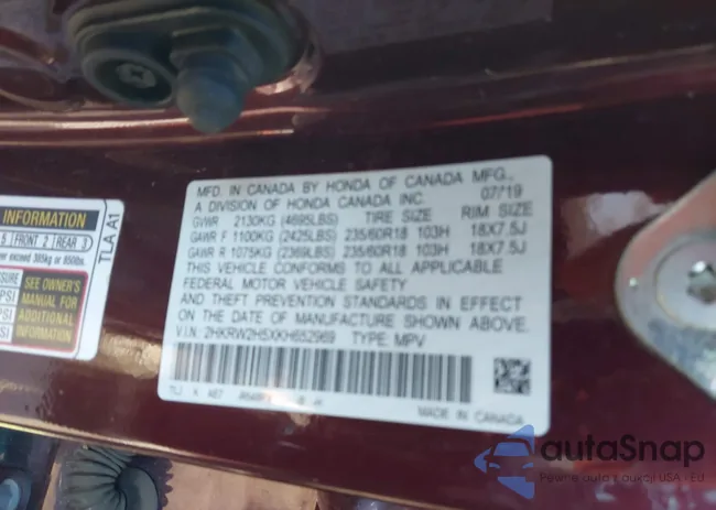 2HKRW2H5XKH652969: 44309520