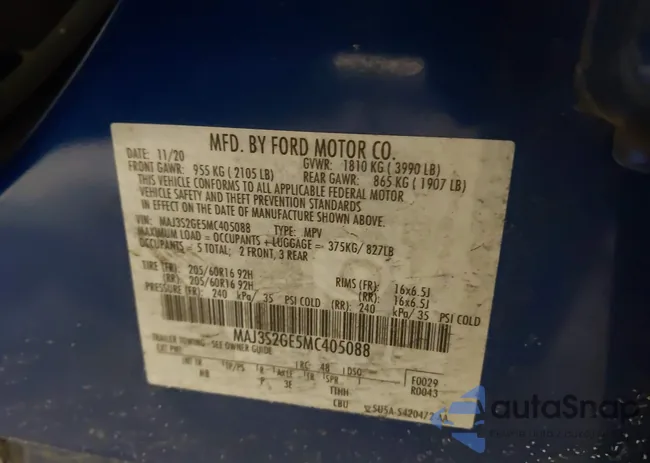 MAJ3S2GE5MC405088: 44308663