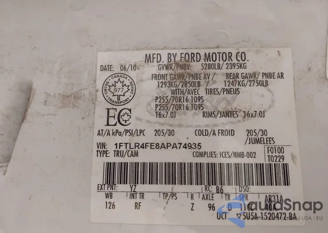 1FTLR4FE8APA74935: 44308664