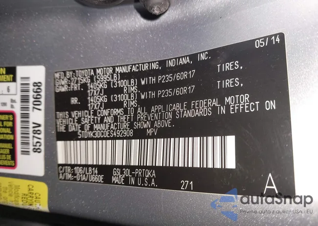 5TDYK3DC0ES492908: 44308711