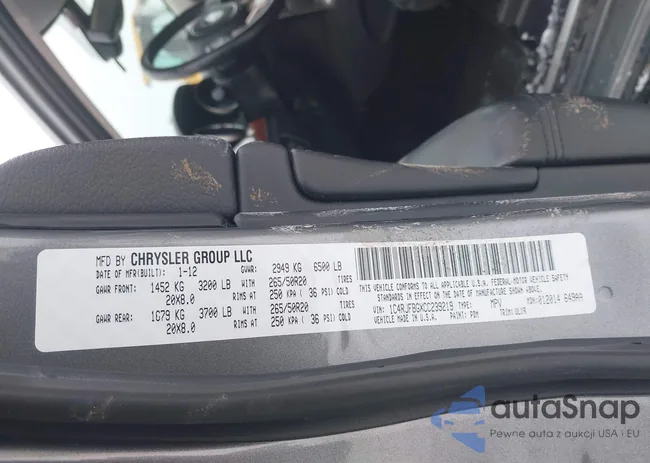 1C4RJFBGXCC239219: 44308720