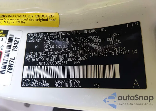 5TDYY5G13ES052671: 44308739