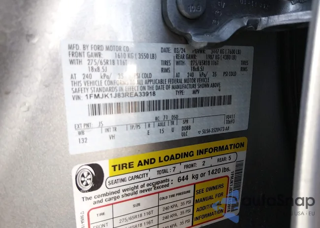 1FMJK1J83REA33918: 44308822