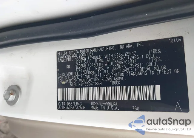 5TBDT48155S473869: 44308851