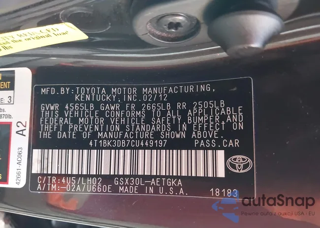 4T1BK3DB7CU449197: 44308868