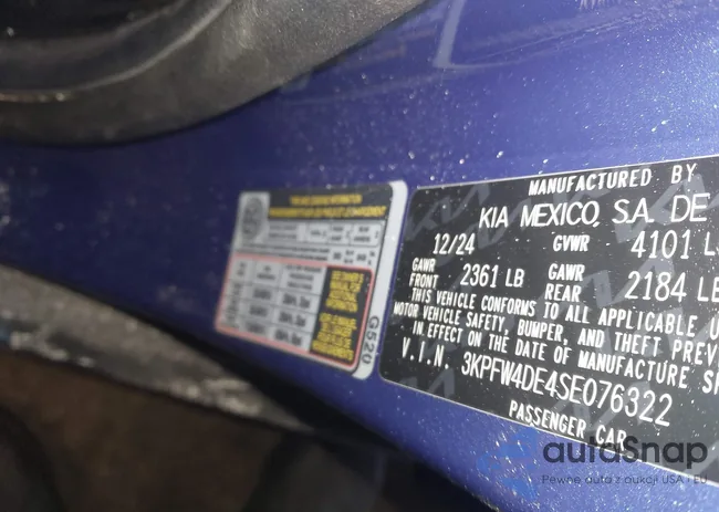 3KPFW4DE4SE076322: 44308910