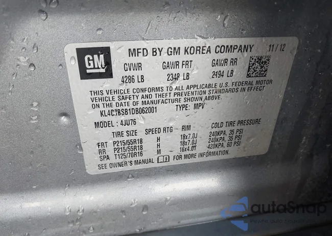 KL4CJBSB1DB062001: 44310158