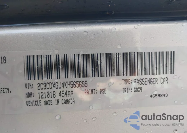 2C3CDXGJ4KH565699: 44310390