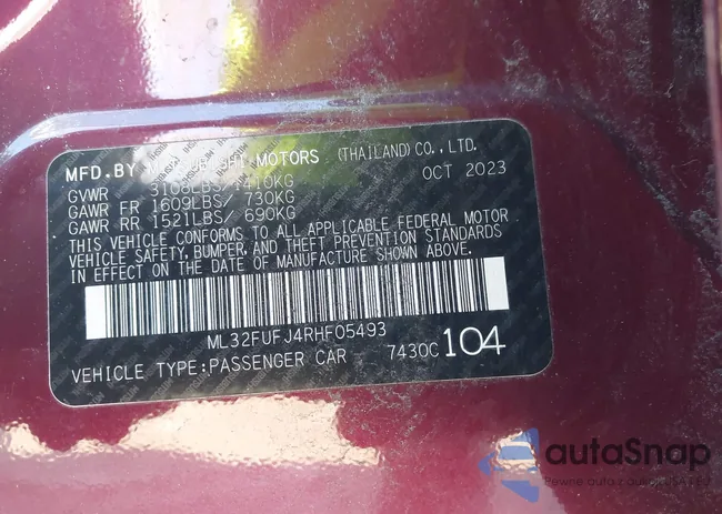 ML32FUFJ4RHF05493: 44310445