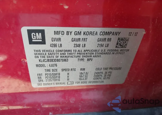 KL4CJBSB3DB075963: 44309811