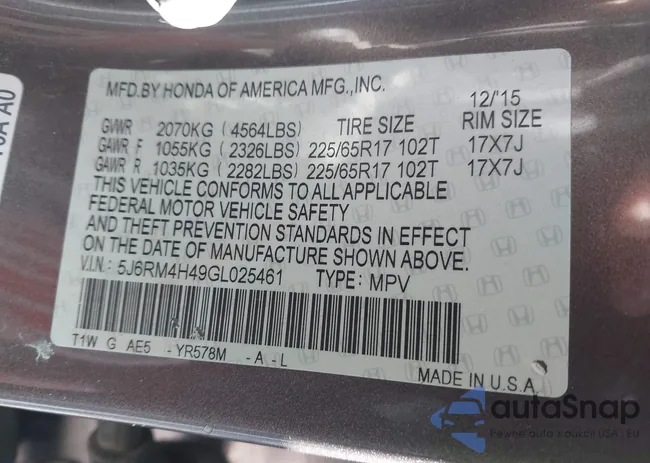 5J6RM4H49GL025461: 44309828