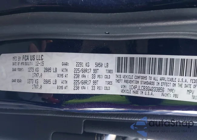 1C4PJLCB3GW233856: 44309853