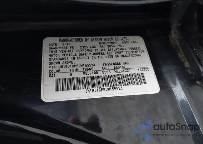 JN1BJ1CP9JW155524: 44309909