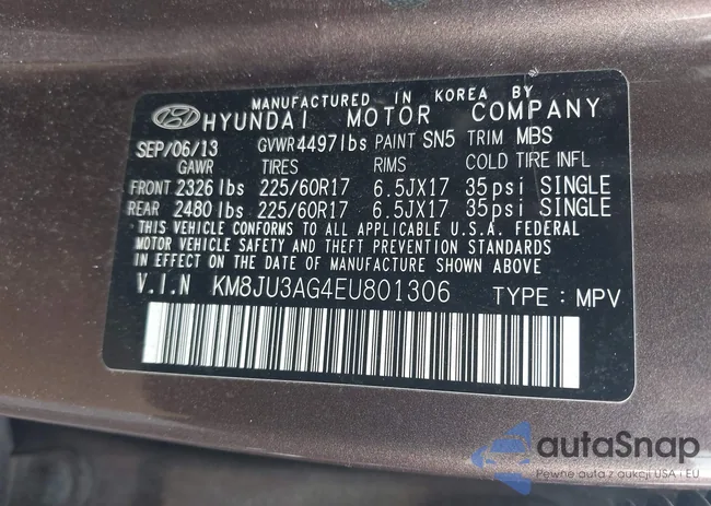 KM8JU3AG4EU801306: 44311117