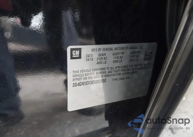 2G4GN5EX9E9292050: 44311154