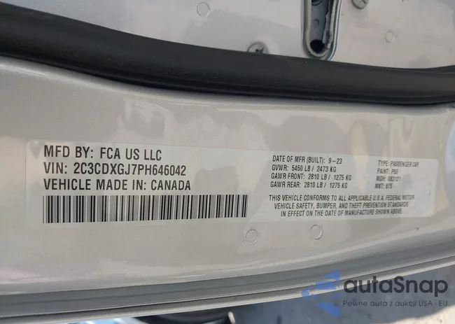 2C3CDXGJ7PH646042: 44311174