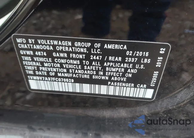 1VWBV7A37FC070529: 44311514