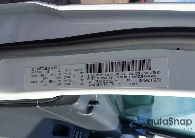 1C4PJMAK8CW153293: 44311515