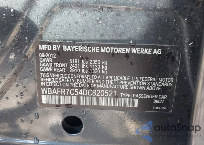 WBAFR7C54DC820521: 44311619