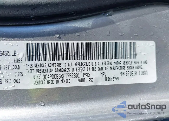 3C4PDCBGXFT752301: 44310764