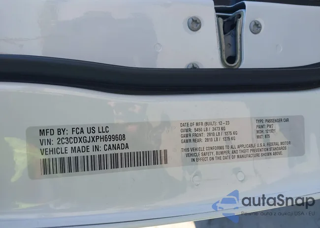 2C3CDXGJXPH699608: 44310828