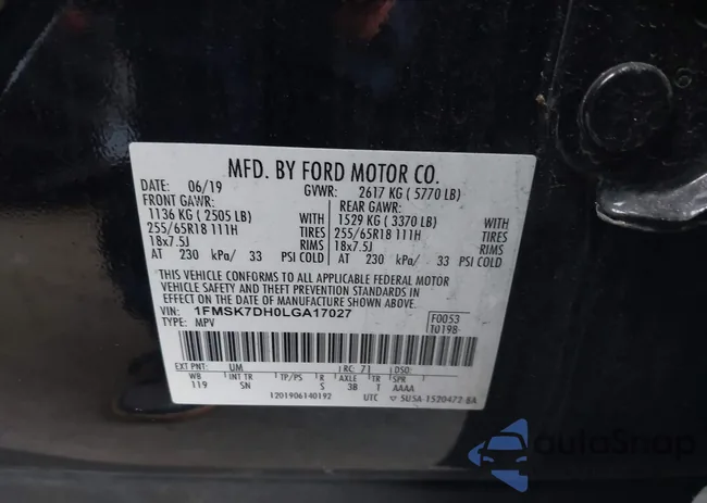 1FMSK7DH0LGA17027: 44310874