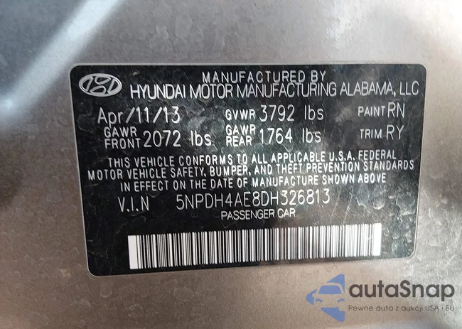 5NPDH4AE8DH326813: 44310919