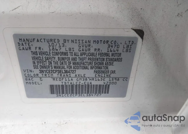 3N1CE2CP3EL384727: 44310924