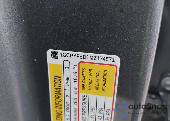 1GCPYFED1MZ174571: 44312139