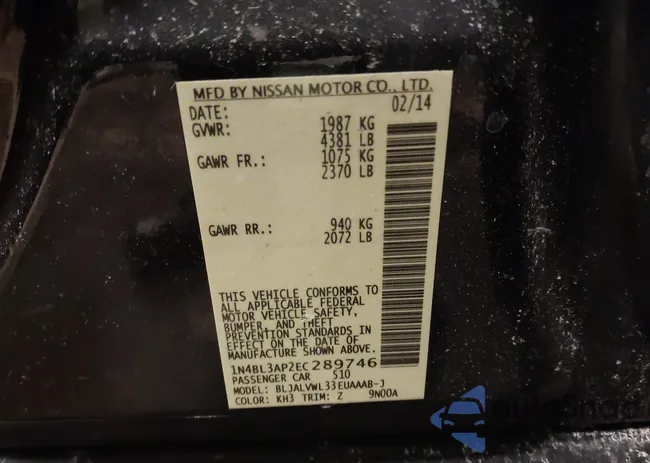 1N4BL3AP2EC289746: 44312264