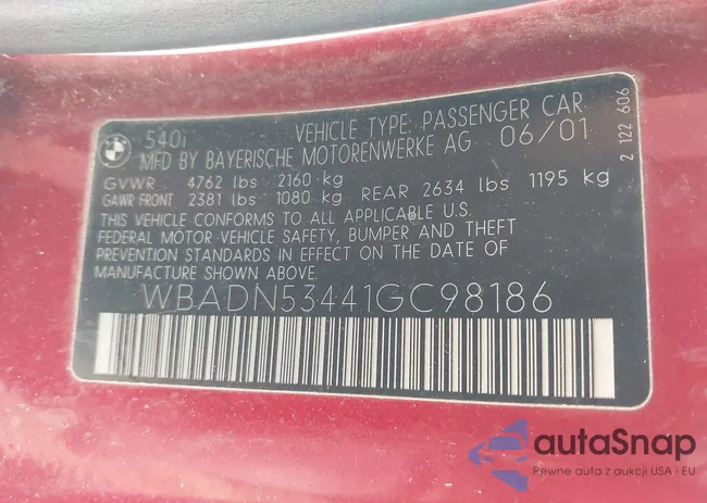 WBADN53441GC98186: 44312296