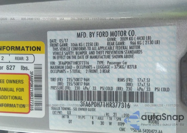 3FA6P0H71HR377316: 44312388